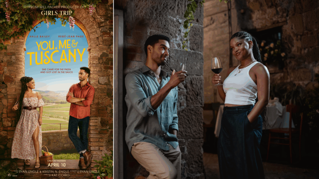 You, Me And Tuscany, Halle Bailey, Regé-Jean Page, You Me Tuscany movie, You me Tuscany Trailer, Halle Bailey new movie, You Me Tuscany 2026 theGrio.com