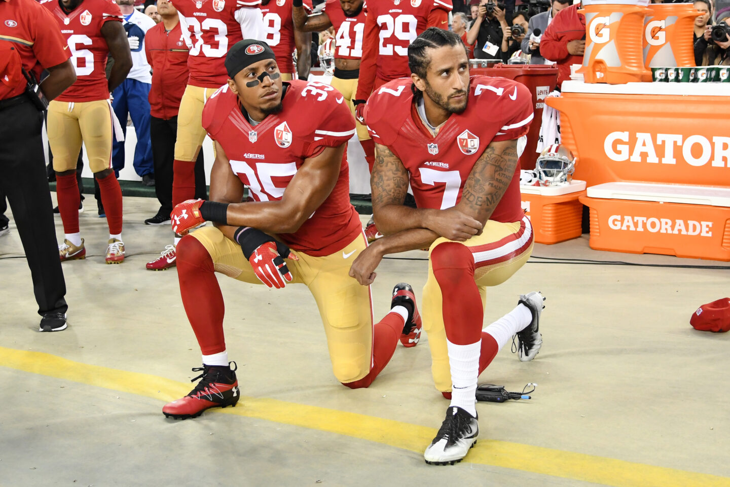 Colin Kaepernick, Colin Kaepernick taking the knee, TheGrio.com