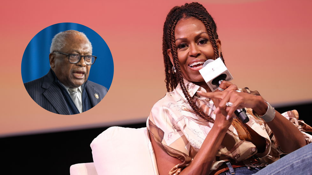 Rep. Jim Clyburn agrees with Michelle Obama on America not being ready for woman president