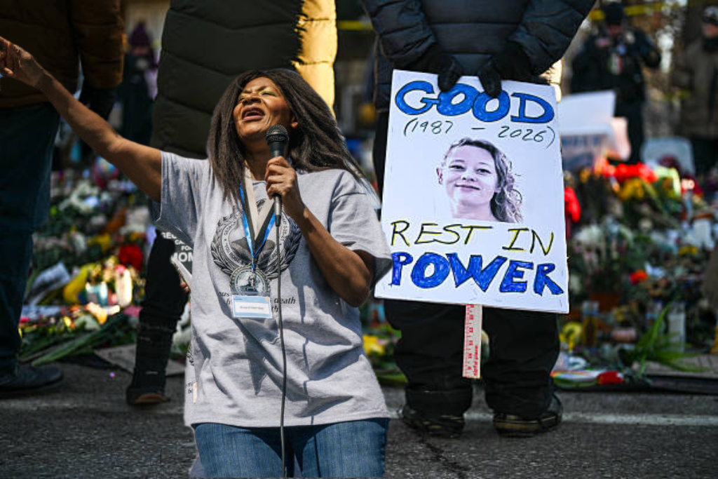 The aunt of George Floyd calls out Trump after murder of Renee Good