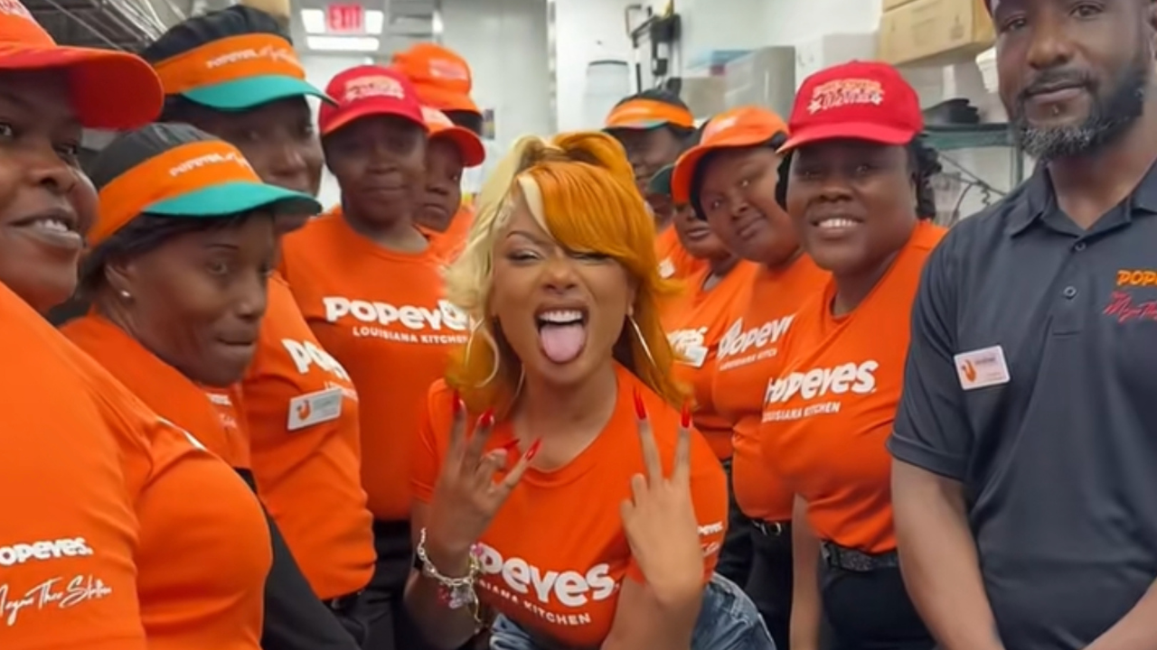 Megan Thee Stallion opens her first Popeyes franchise in Miami Megan Thee Stallion opens her first Popeyes franchise in Miami