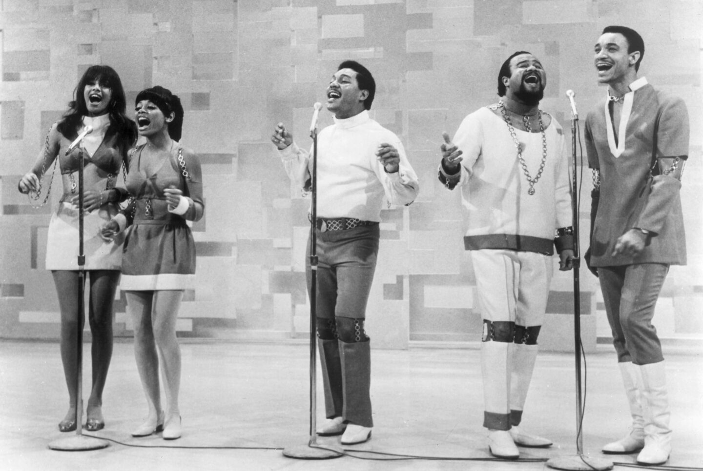 5th Dimension Singing on Stage, 1960s