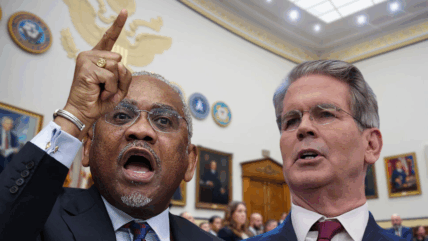 'Stop covering up for this president!': Rep. Meeks clashes with Treasury Sec.