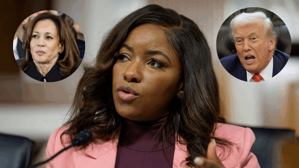 Jasmine Crockett, Kamala Harris, Donald Trump, theGrio.com