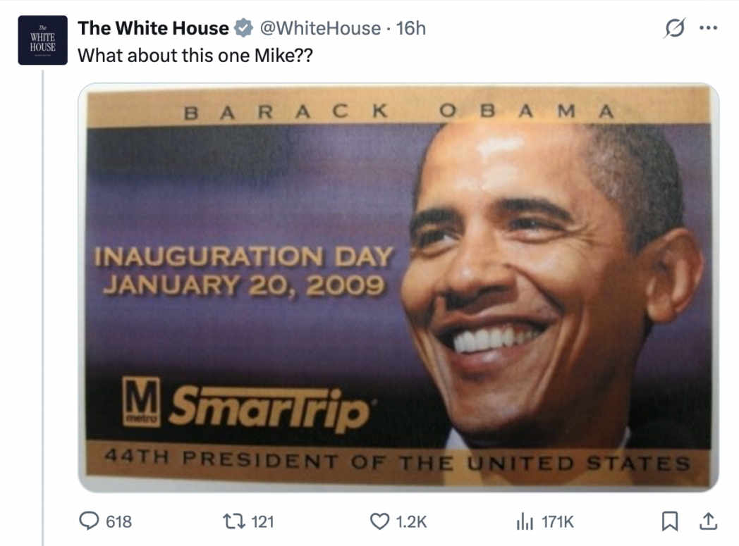 Obama, Metro card, theGrio.com