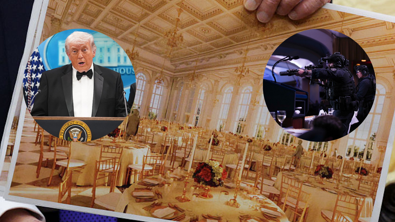 Trump uses shooting at WH Correspondents’ Dinner to justify 0 million White House ballroom