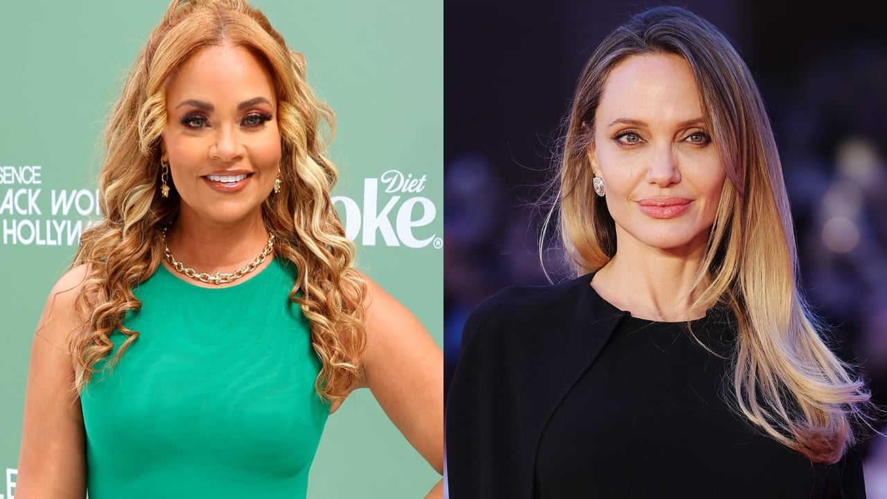 Gizelle Bryant and Angelina Jolie attend mother-daughter AKA event with daughters at Spelman College