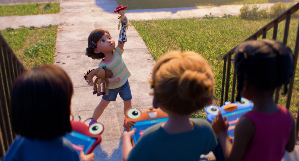 Bonnie in Disney and Pixar's TOY STORY 5.