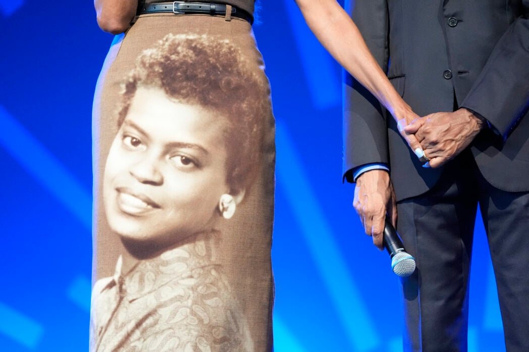 Michelle Obama Skirt, Obama Presidential Center, Michelle Obama mom, Michelle Obama mother, Marian Robinson theGrio.com