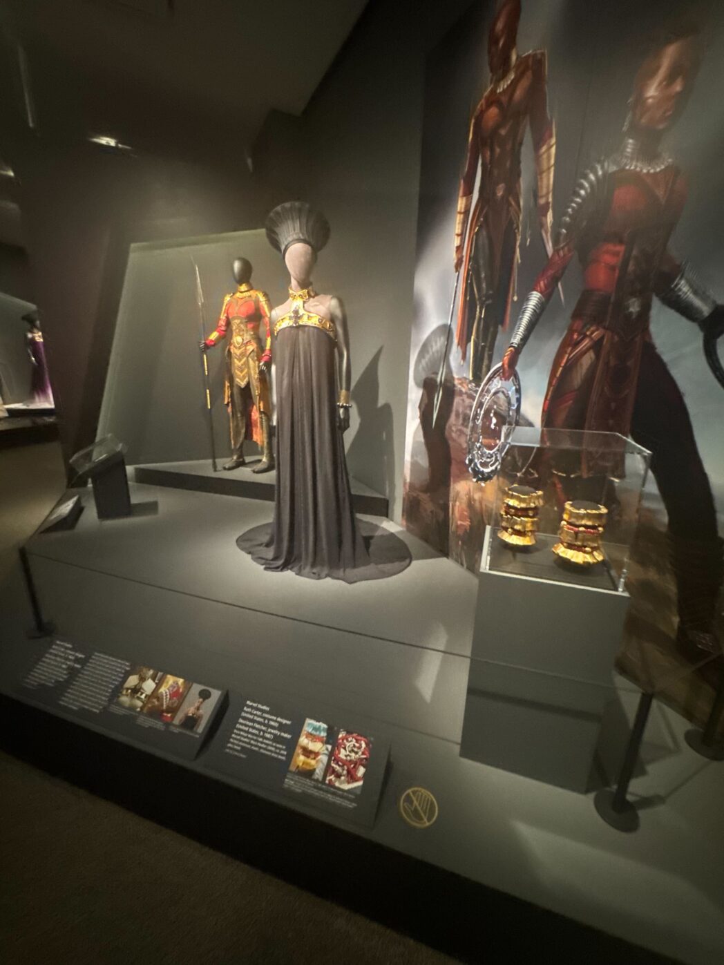 Jewelry and other items Dourien Fletcher used in Black Panther.