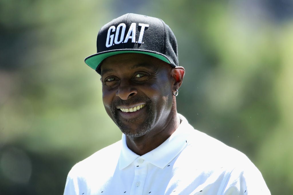 NFL legend Jerry Rice shows off surprising speed chasing a heckler at the American Century Championship